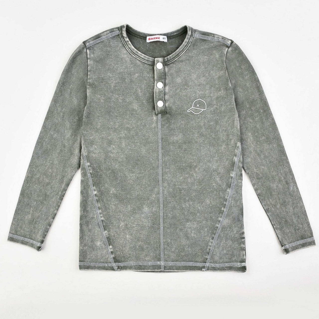 L.S Stone Wash Shirt - Kidichic