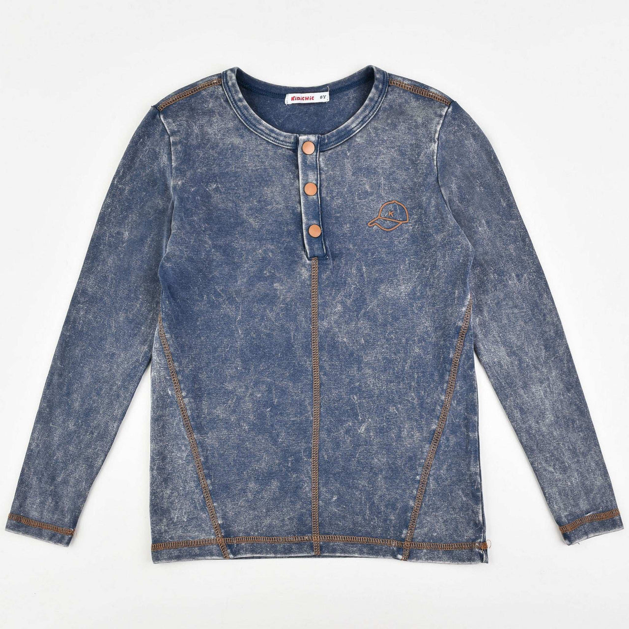 L.S Stone Wash Shirt - Kidichic