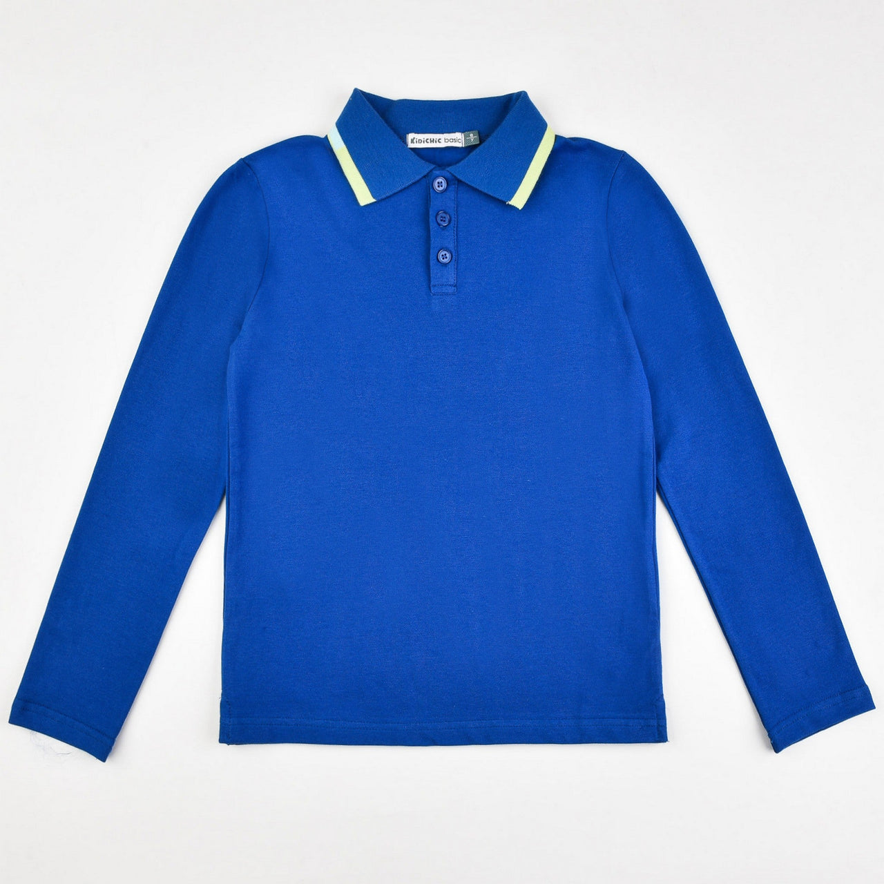 L.S Striped Collar Polo - Kidichic