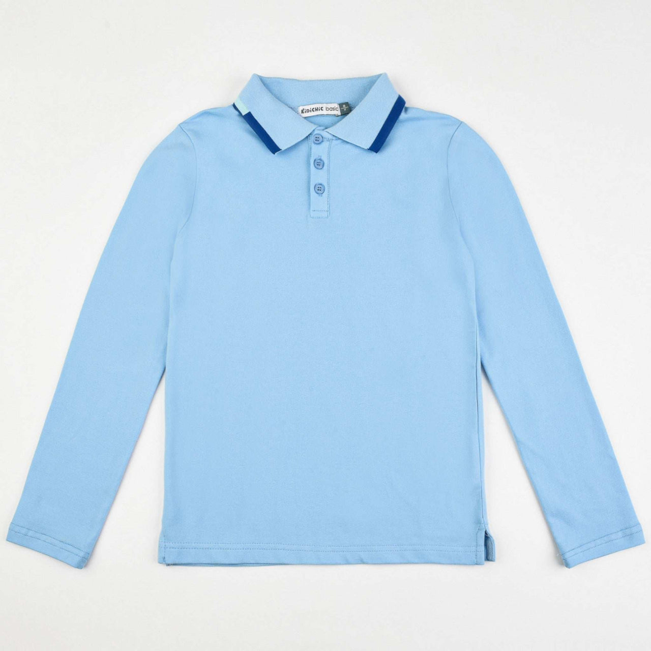 L.S Striped Collar Polo - Kidichic