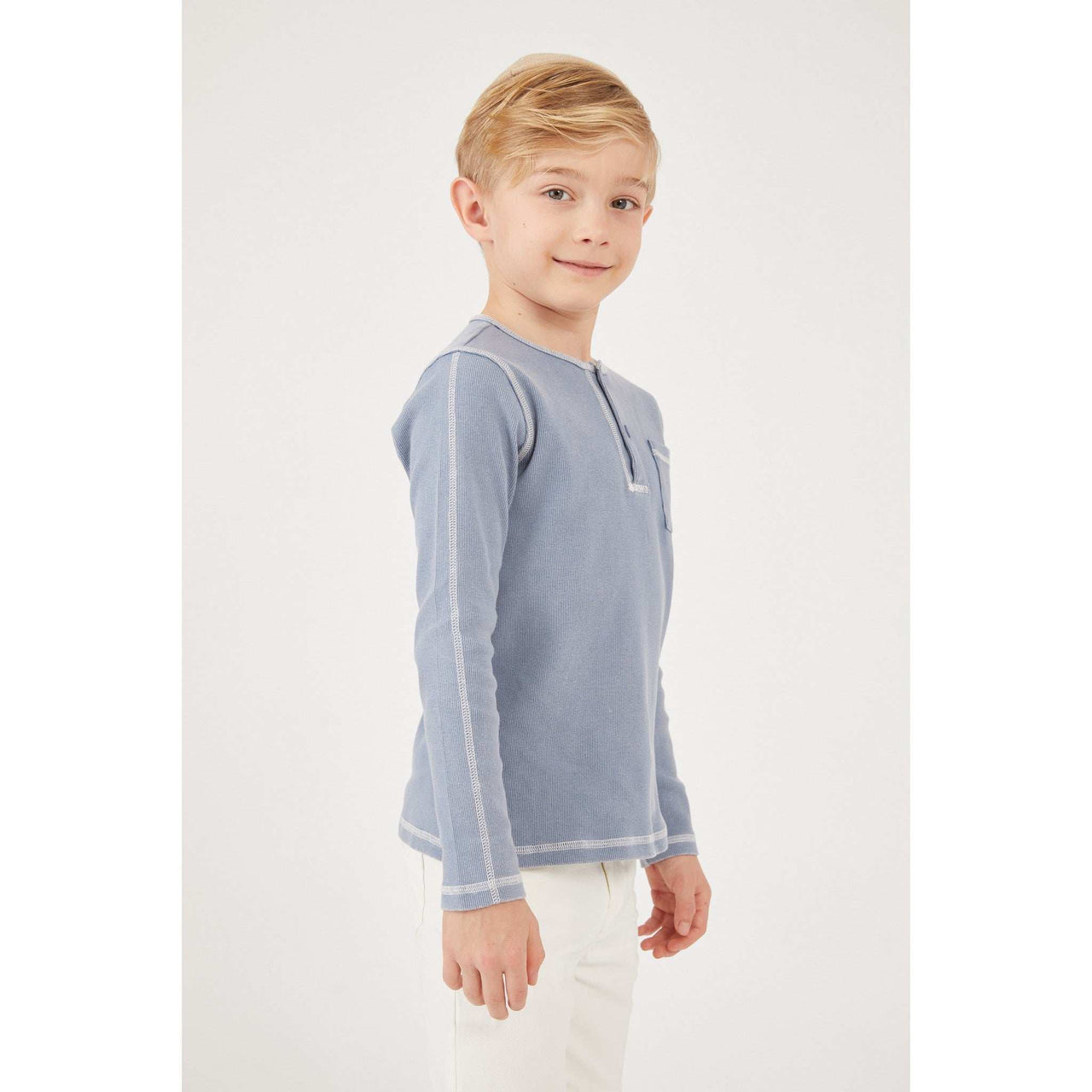 L.S Wash Rib Shirt - Kidichic