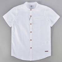 Mandarin Collar S.S Shirt - Elegant - Kidichic