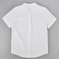 Mandarin Collar S.S Shirt - Regular Fit. - Kidichic