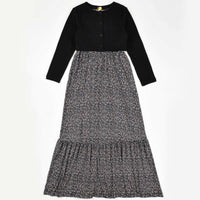 Maxi Robe With Cardigan - Kidichic