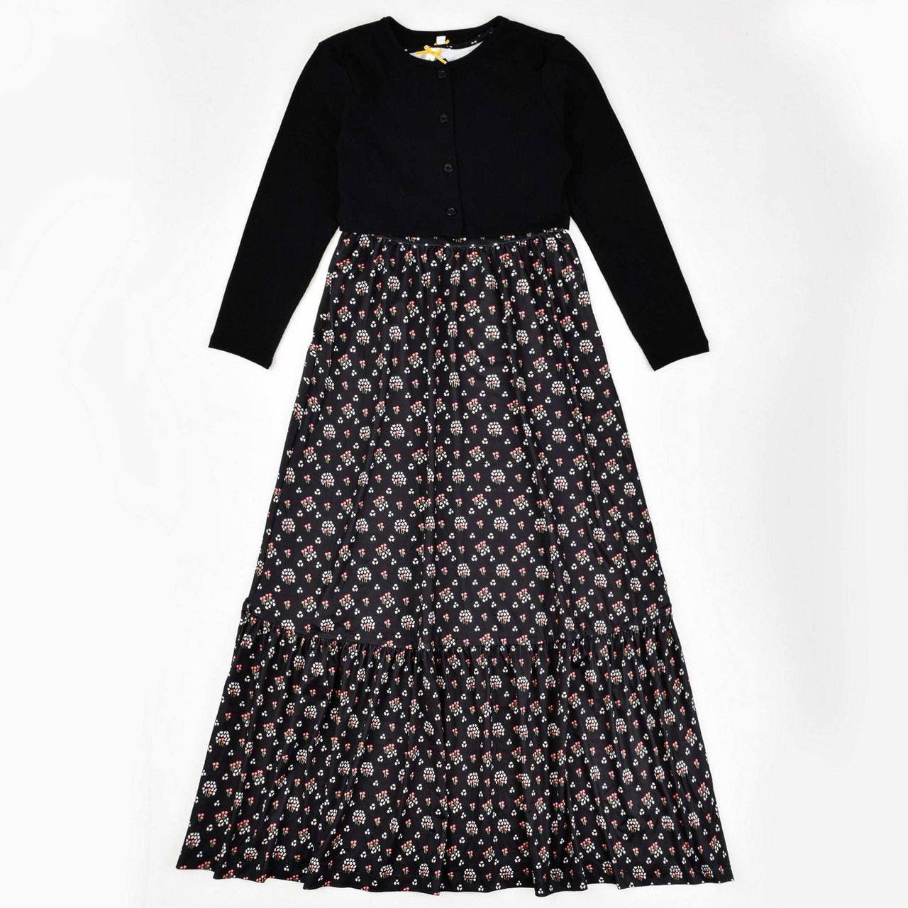 Maxi Robe With Cardigan - Kidichic