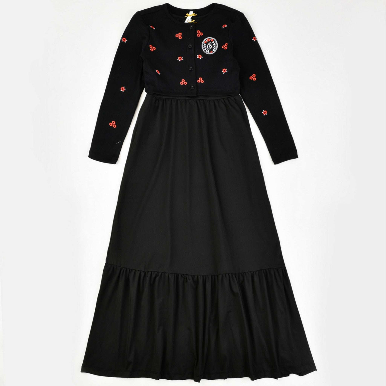 Maxi Robe With Cardigan - Kidichic
