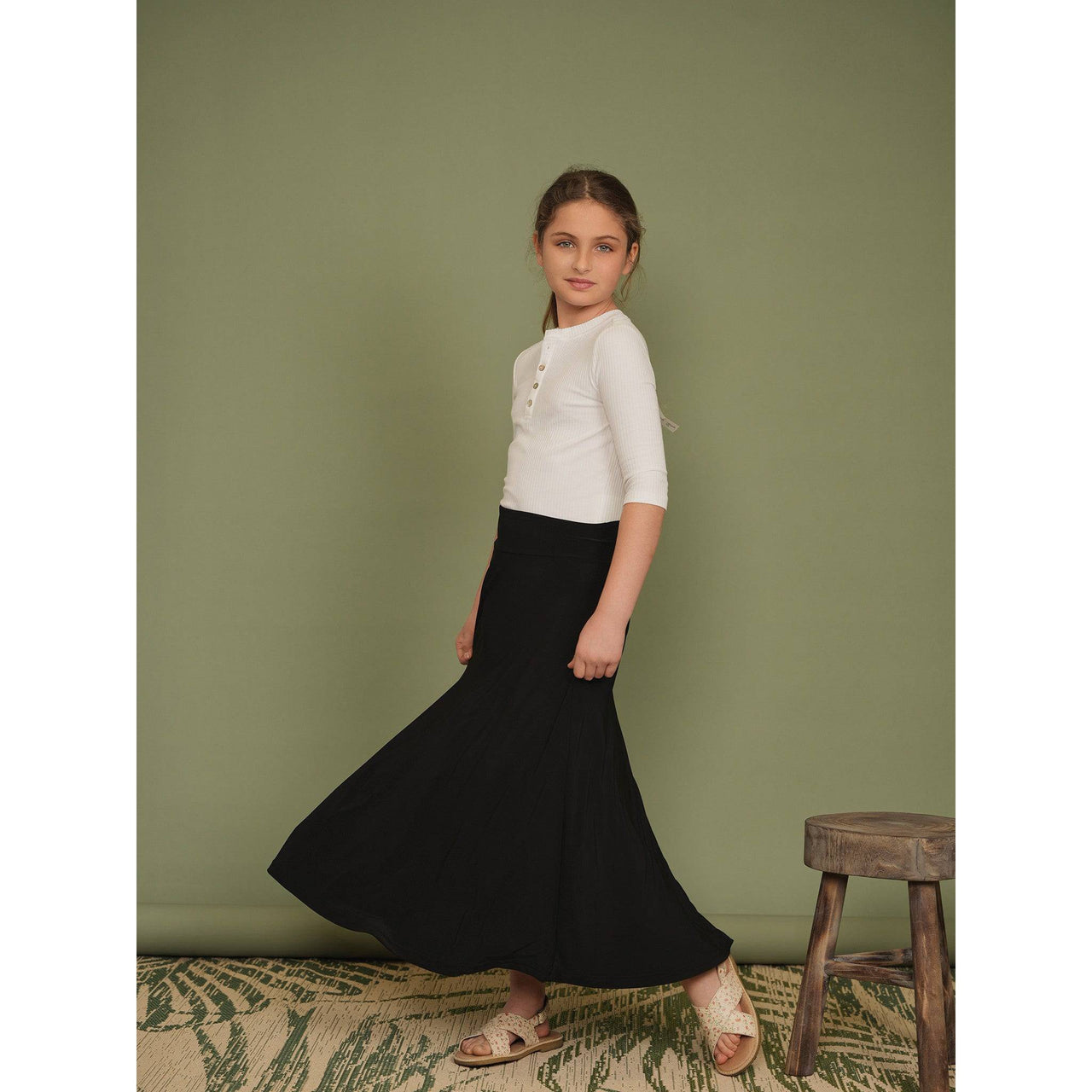 Maxi Slinky Skirt - Kidichic