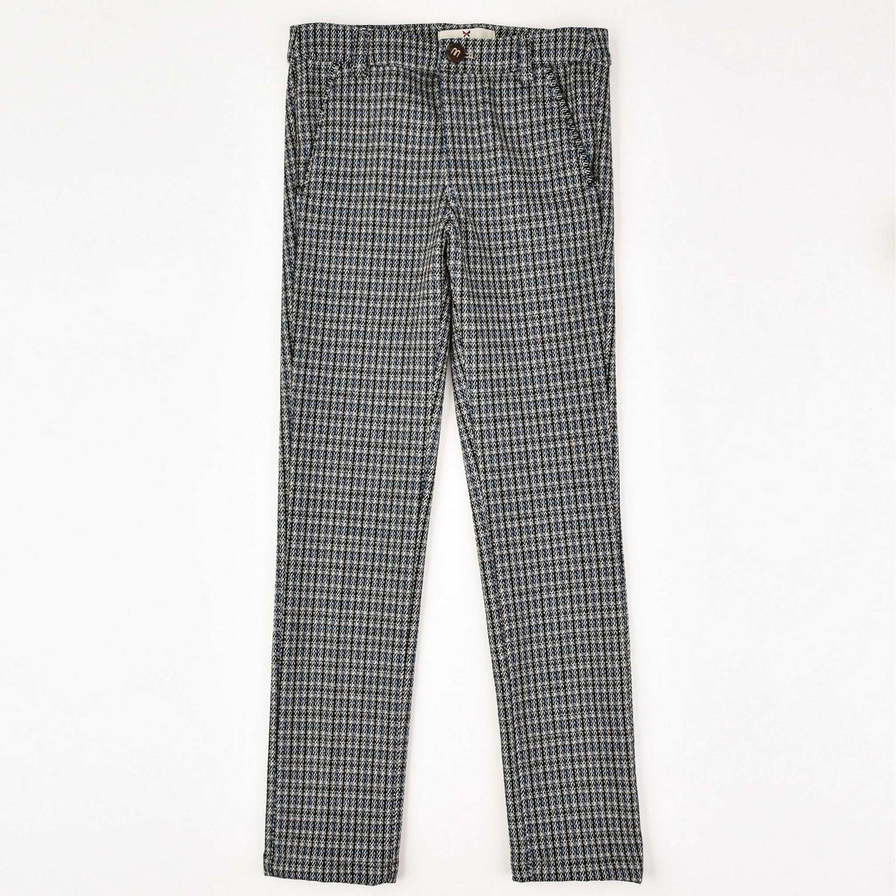 Melange Checkered Stretch Pants – Kidichic