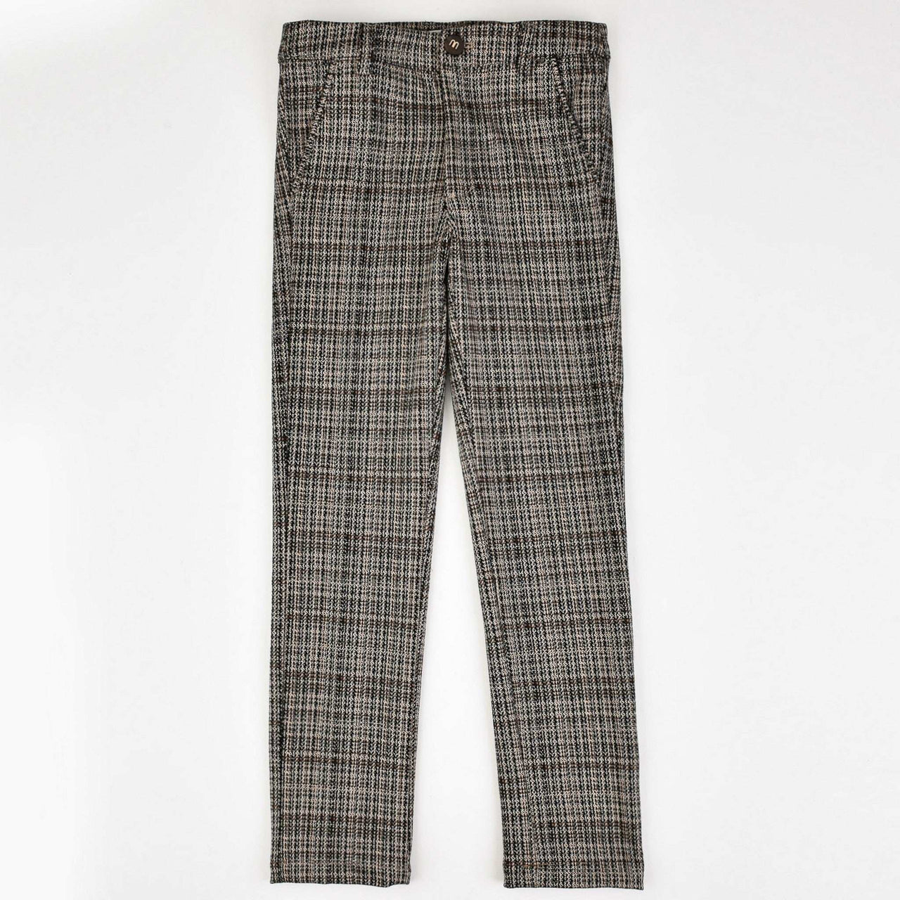 Melange Checkered Stretch Pants – Kidichic
