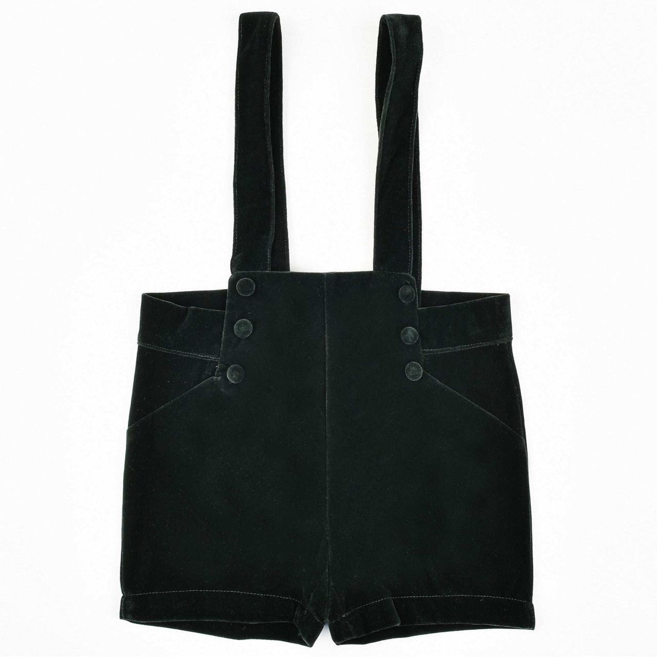 Melange Crest Velour Overall – Kidichic