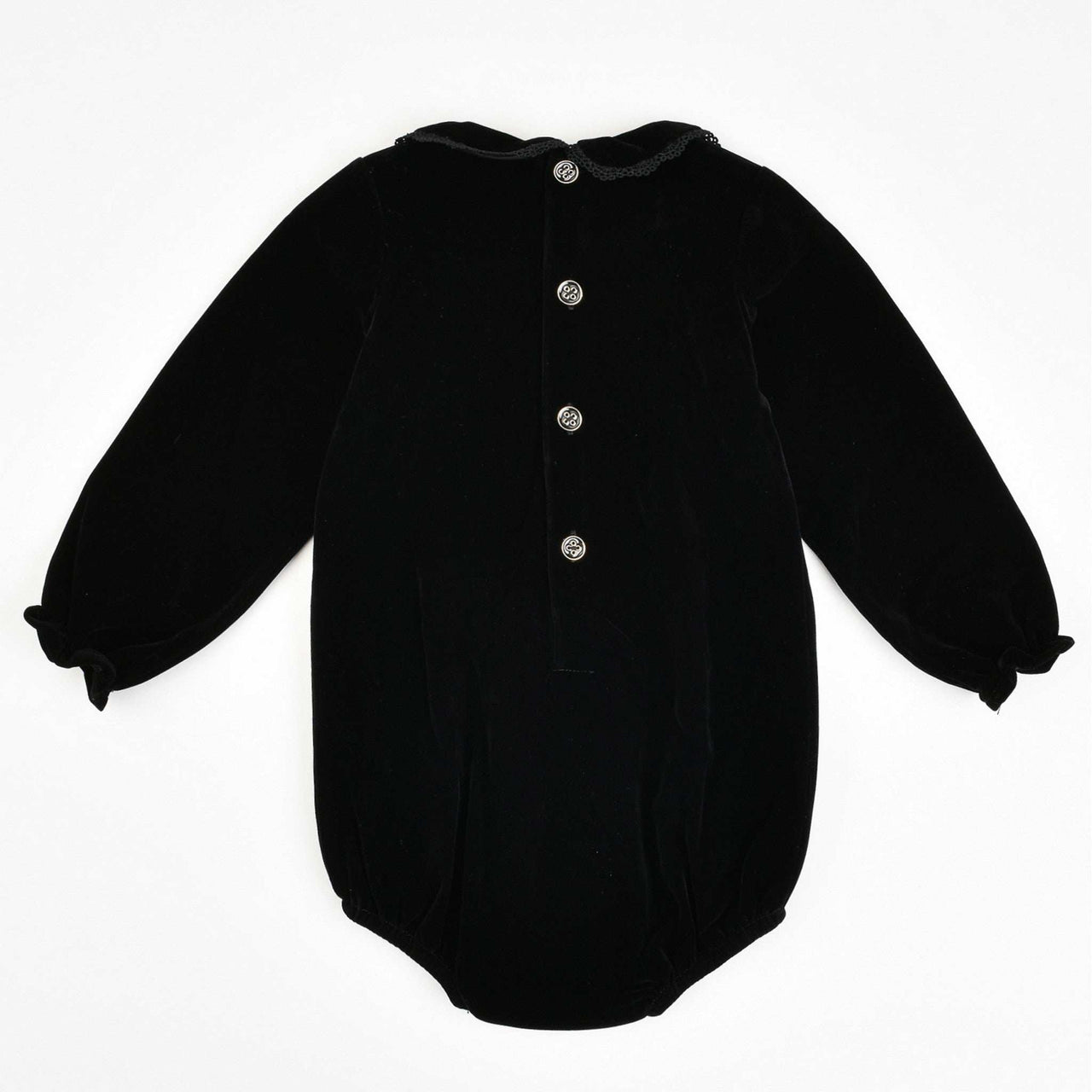 Melange Crest Velour Romper/Dress - Kidichic