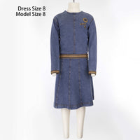 Melange Denim Logo Shirt - Kidichic