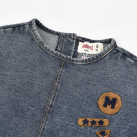 Melange Denim Logo Shirt - Kidichic