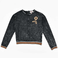 Melange Denim Logo Shirt - Kidichic