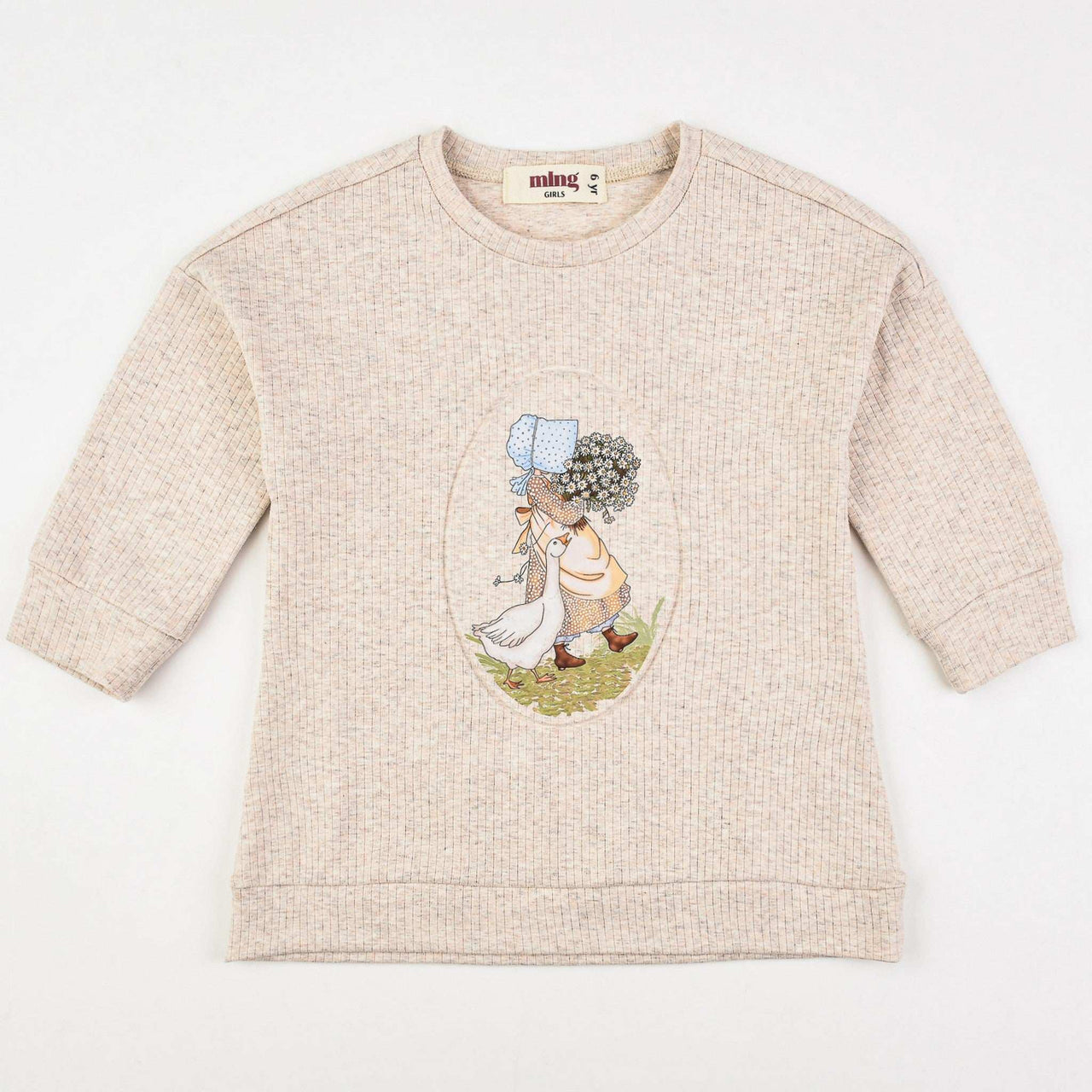 Melange Doll Print Shirt - Kidichic