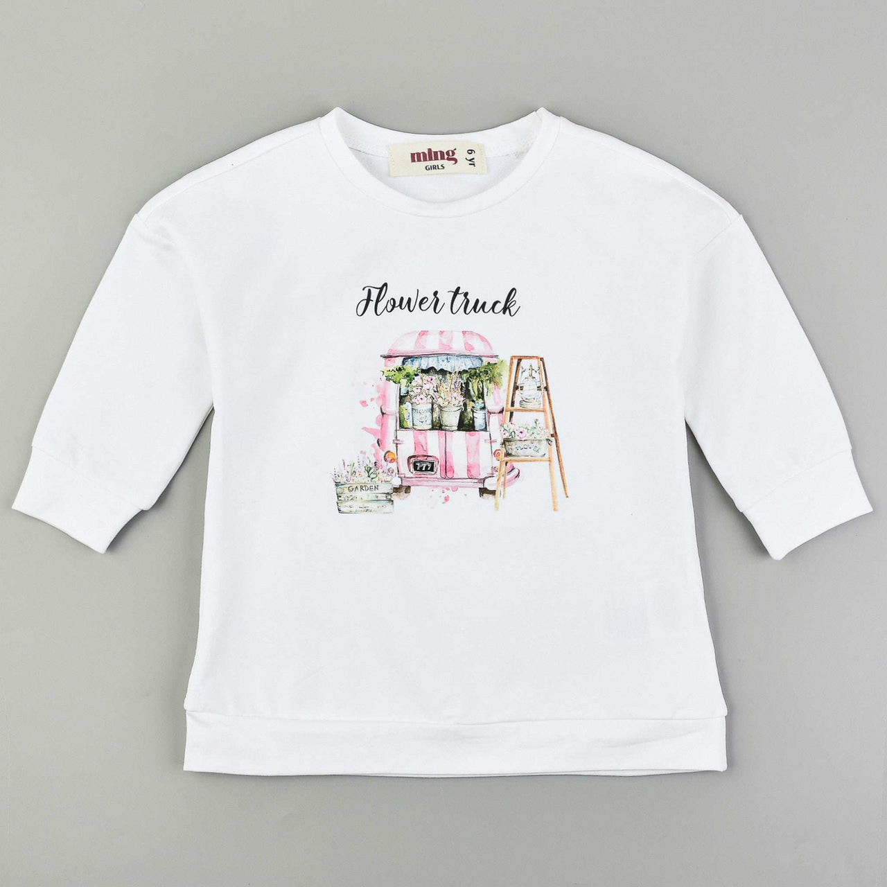 Melange Doll Print Shirt - Kidichic
