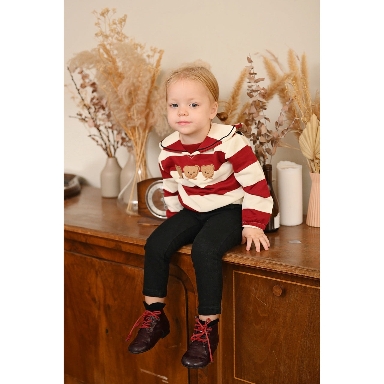 Melange Elie Toddler Striped Top - Kidichic