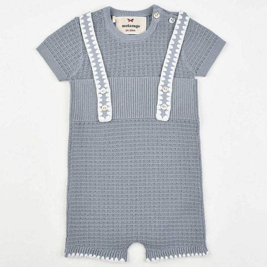 Melange Emberly Knit Overall - Kidichic
