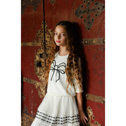 Melange Emberly Knit Top - Kidichic