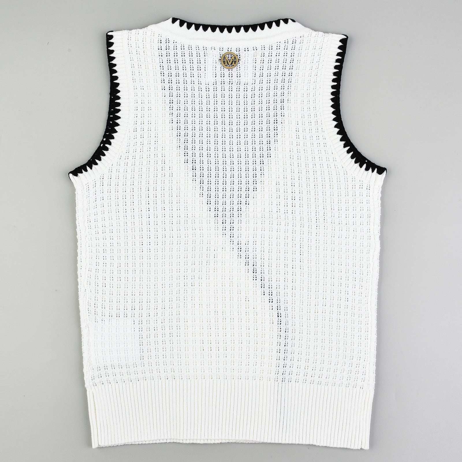 dium. | DU240529 melange summer knit vest . . 2種類の異なる
