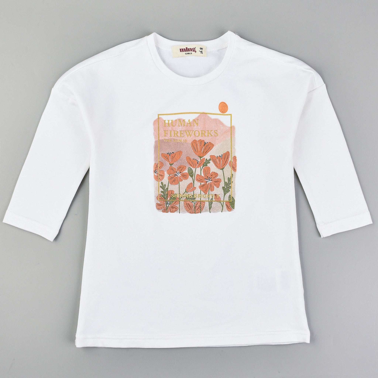 Melange Flower Shirt - Kidichic