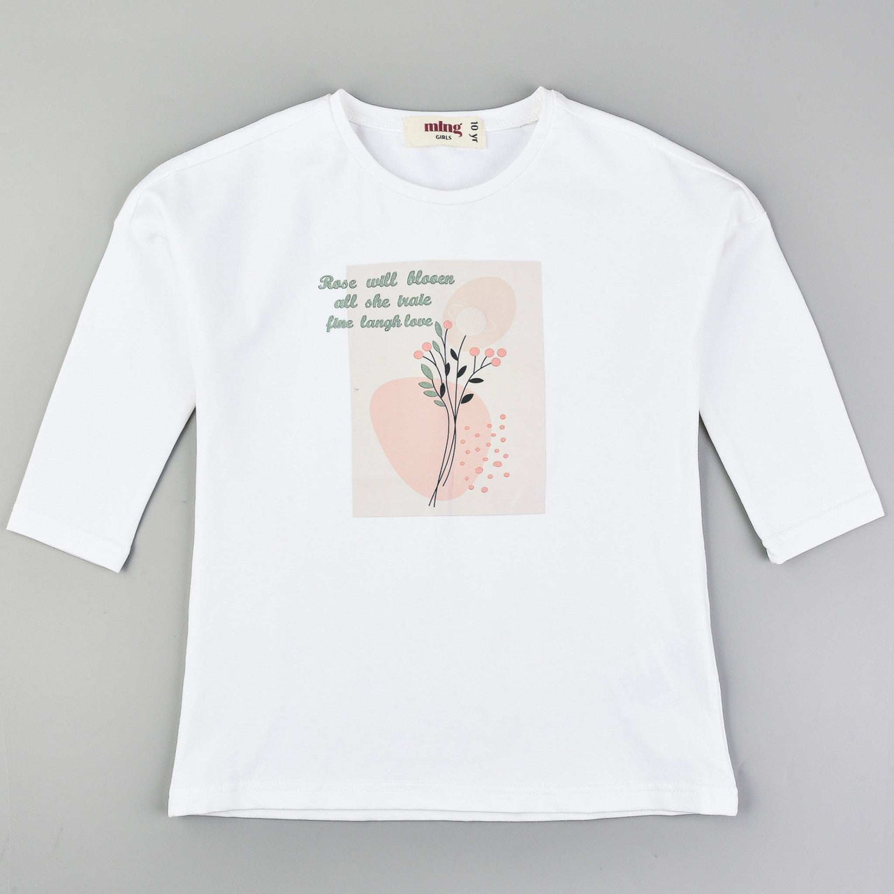 Melange Flower Shirt - Kidichic