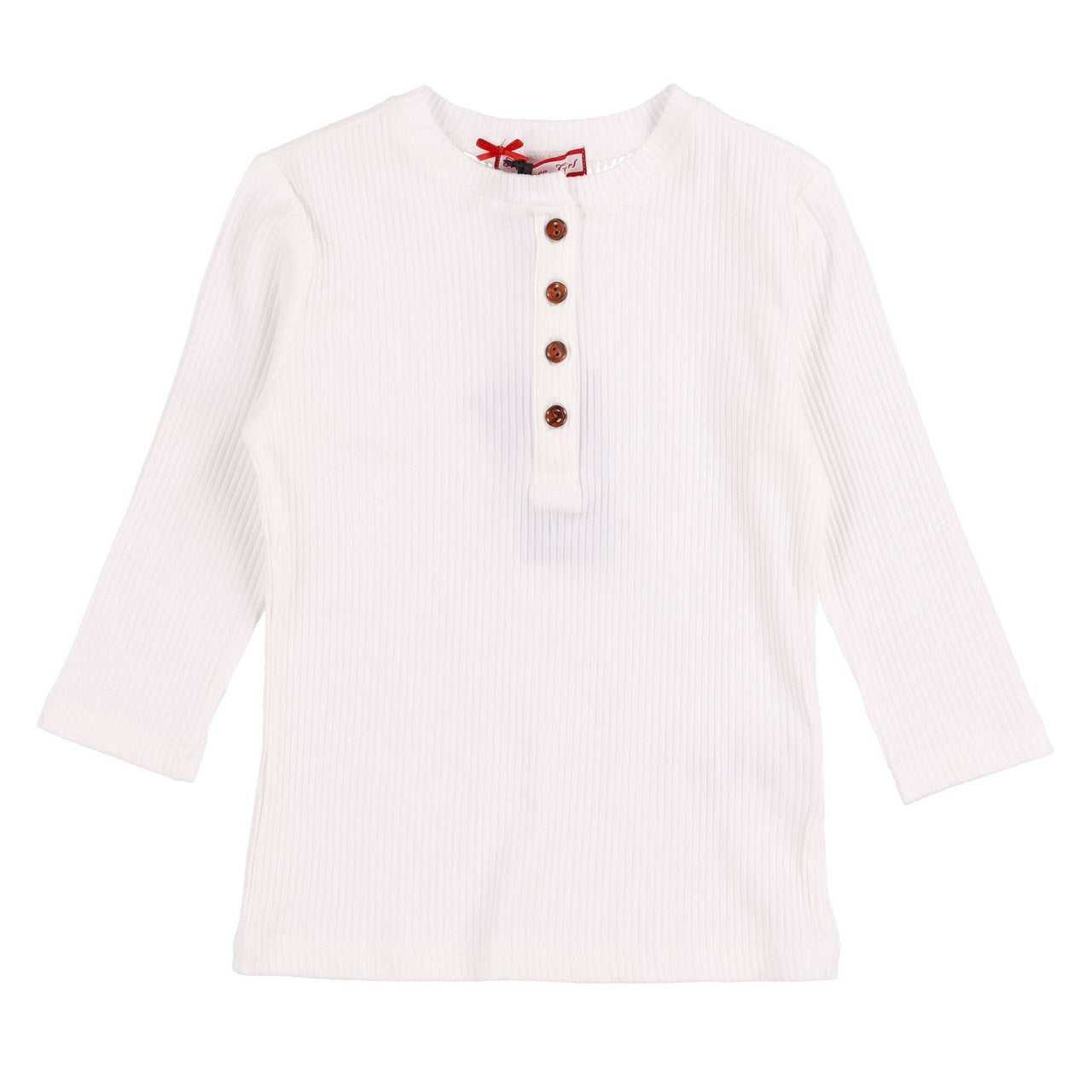 Melange Girls Basic Henley - Kidichic