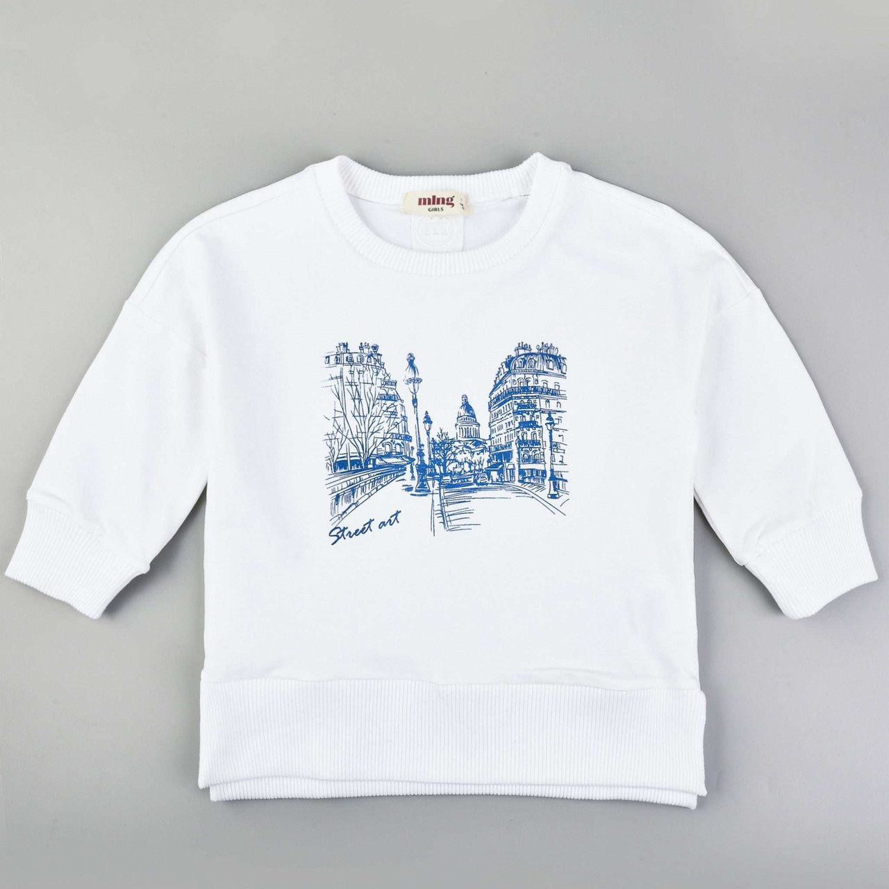 Melange Girls Street Art Tee - Kidichic