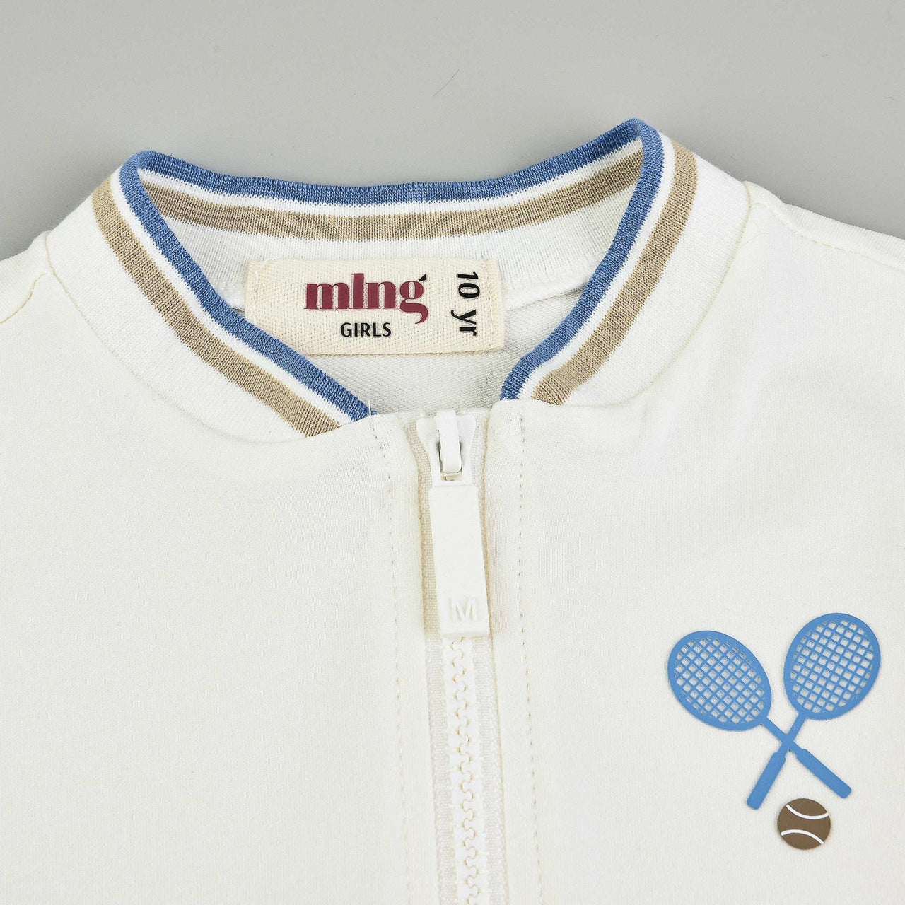 Melange Girls Tennis Top - Kidichic
