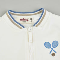 Melange Girls Tennis Top - Kidichic