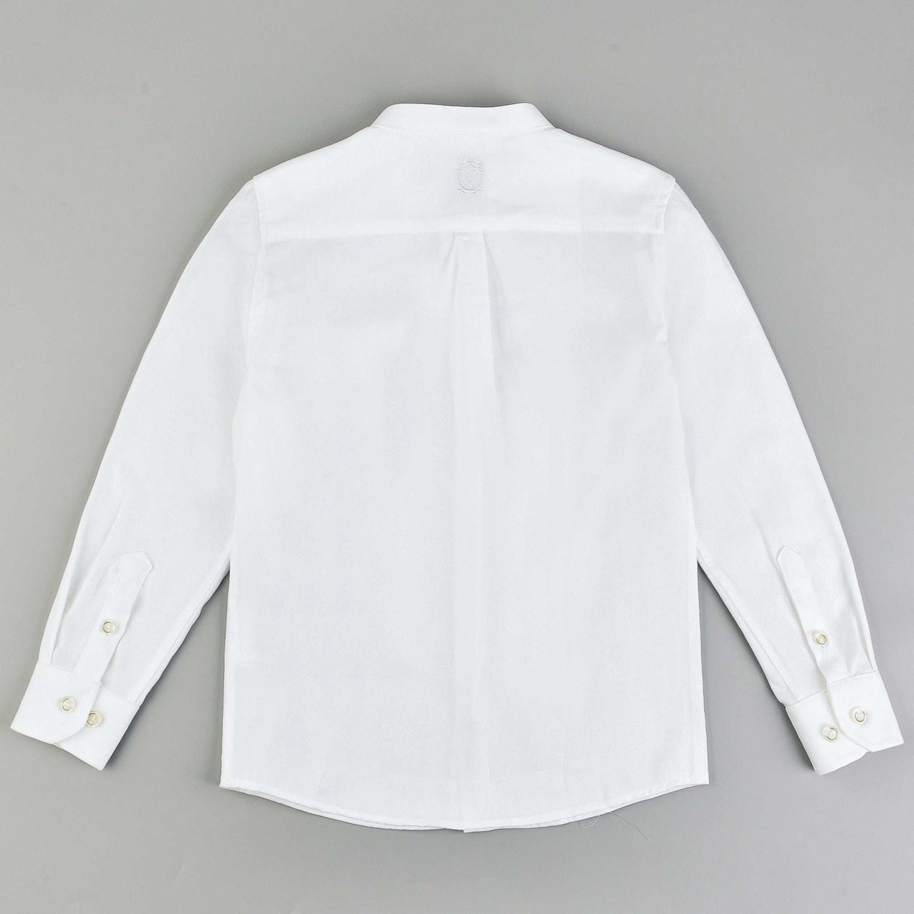 Melange L.S Mandarin Collar Shirt - Kidichic