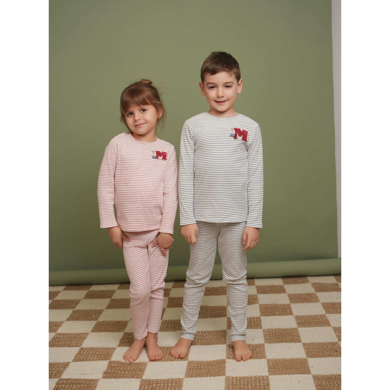 Melange L.S Stripes PJ Set - Kidichic