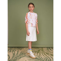 Melange Pleated Kayla Skirt - Kidichic
