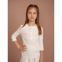 Melange Rib 3/4 Tee - Kidichic