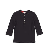 Melange Rib 3/4 Tee - Kidichic