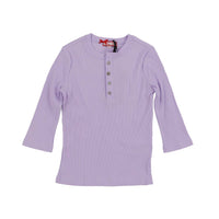 Melange Rib 3/4 Tee - Kidichic