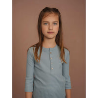 Melange Rib 3/4 Tee - Kidichic