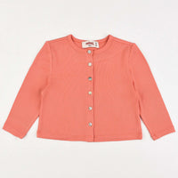 Melange Rib Cardigan - Kidichic