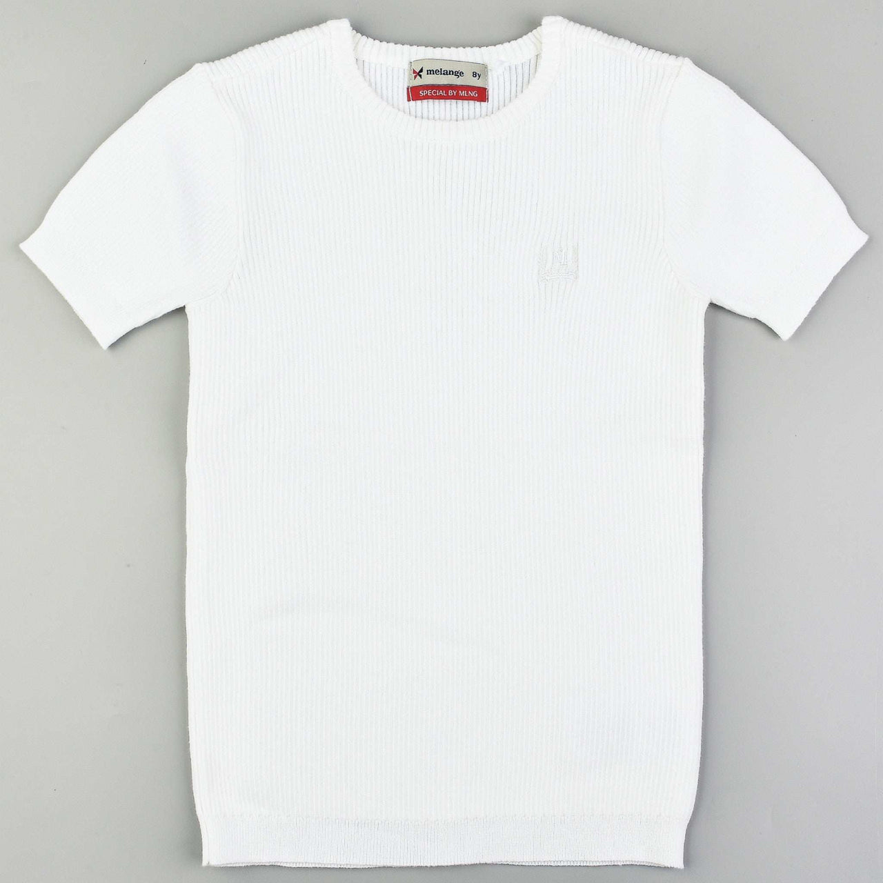 Melange Rib Knit Shirt - Kidichic