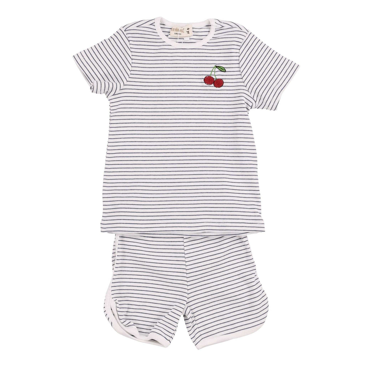 Melange S.S Shorts Stripes PJ Set - Kidichic