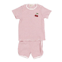 Melange S.S Shorts Stripes PJ Set - Kidichic
