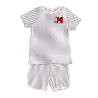 Melange S.S Shorts Stripes PJ Set - Kidichic