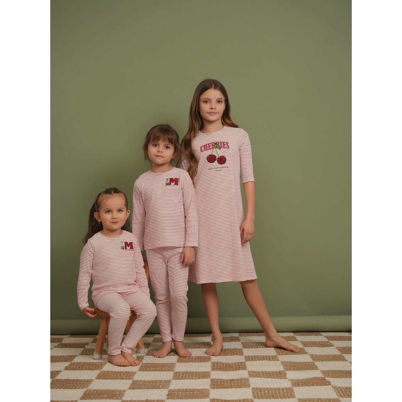 Melange Stripes Nightgown - Kidichic