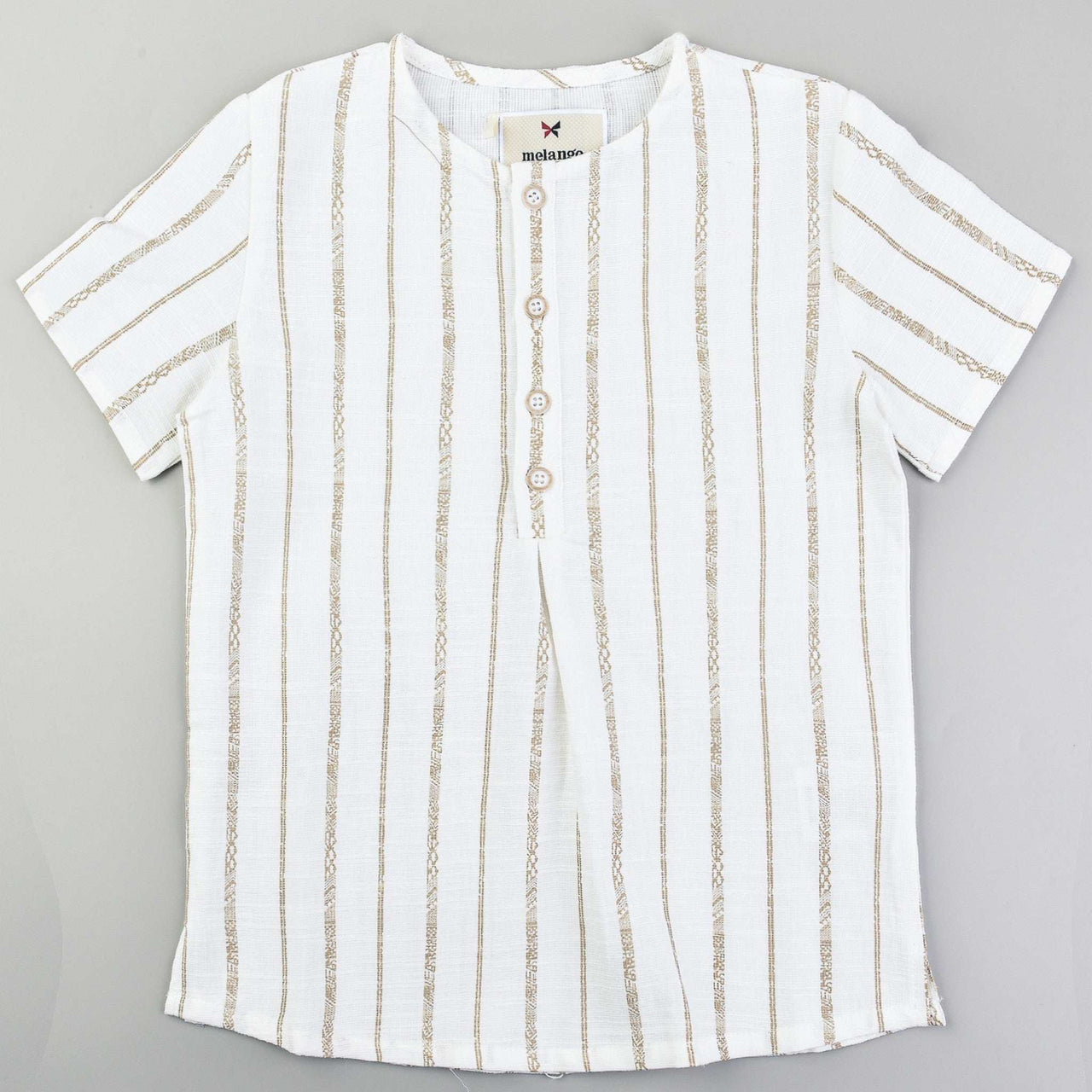 Melange Stripes Woven Shirt - Kidichic