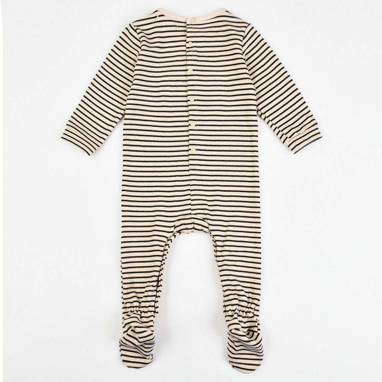 Melange Teddybear Stripes Stretchie - Kidichic