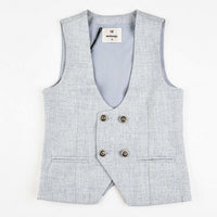 Melange Woven Vest - Kidichic