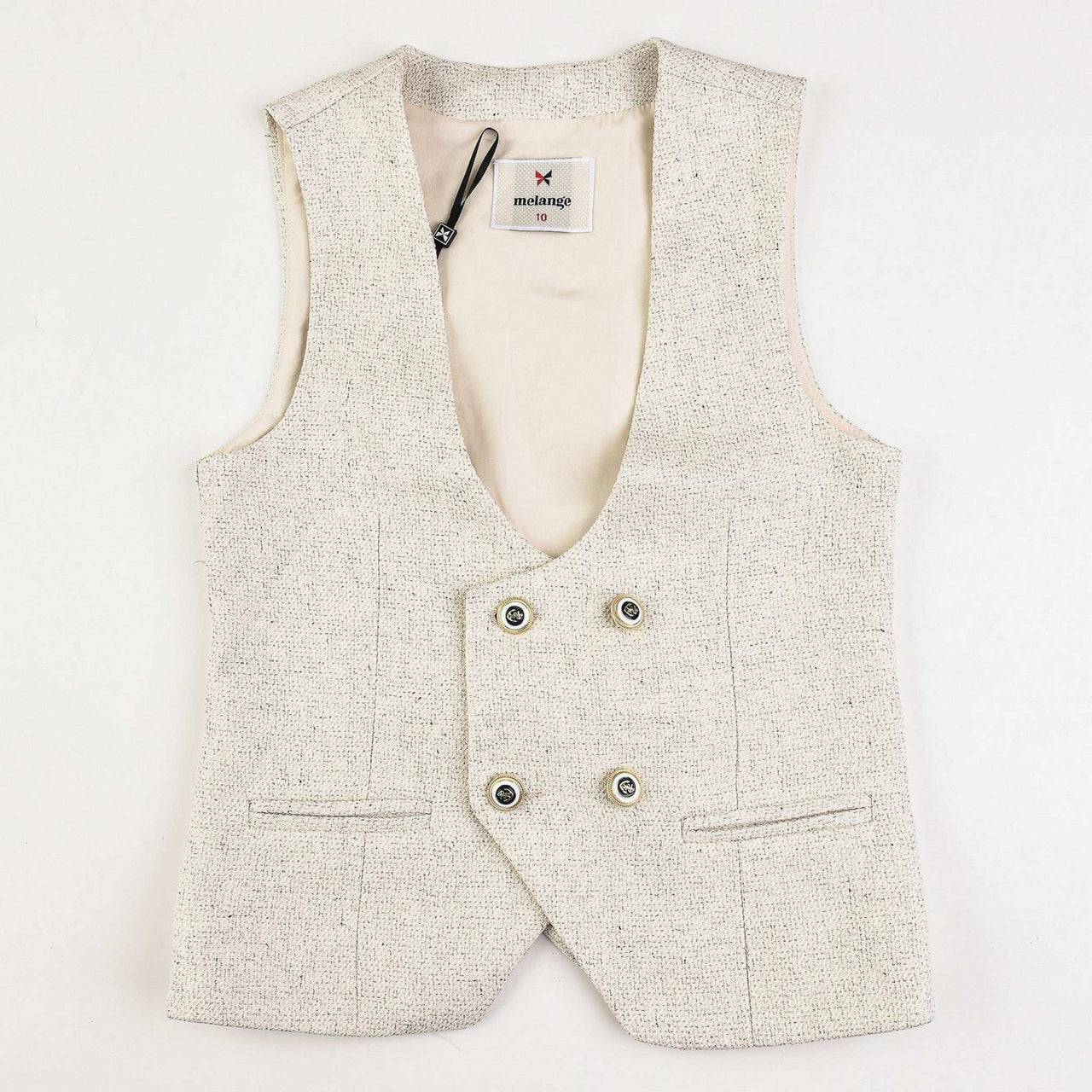 Melange Woven Vest - Kidichic