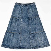 Midi Denim Skirt - Kidichic
