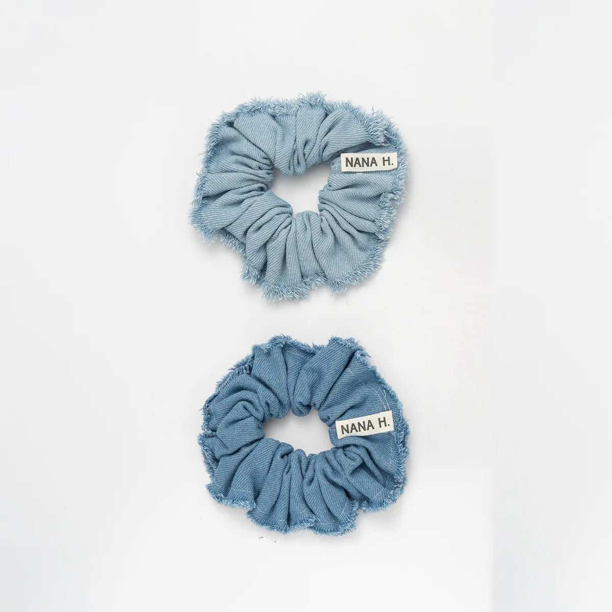 Nana 2 PK Denim Scrunchies - Kidichic