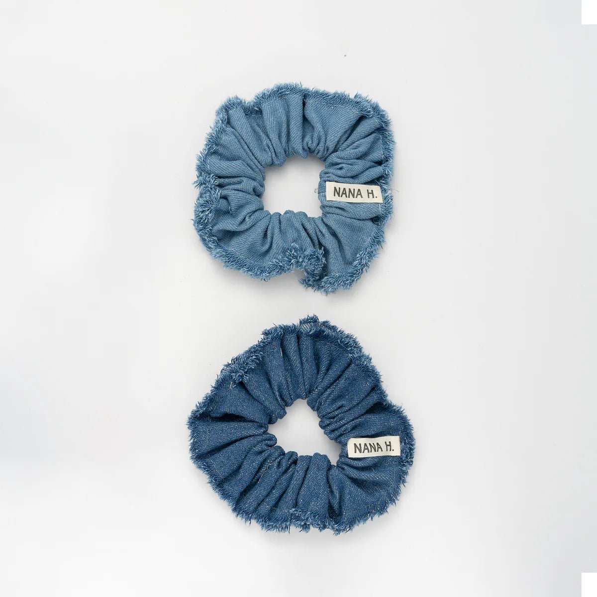 Nana 2 PK Denim Scrunchies - Kidichic